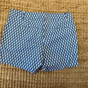 J. CREW Blue Patterned Women's Shorts