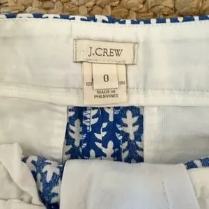 J. CREW Blue Patterned Women's Shorts