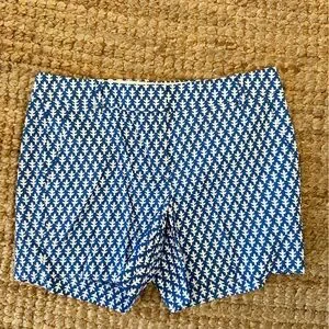 J. CREW Blue Patterned Women's Shorts