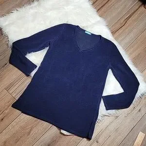 J. Mclaughlin Ludlow Sweater Blue Size SMALL