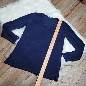 J. Mclaughlin Ludlow Sweater Blue Size SMALL