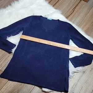 J. Mclaughlin Ludlow Sweater Blue Size SMALL