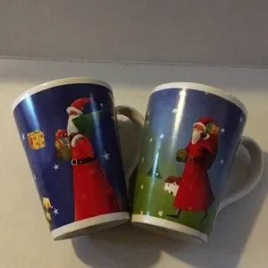 Jan Pashley Set of 2 Holiday Mugs