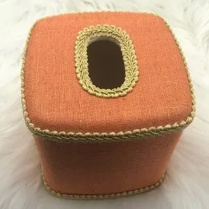 Jan Sevadjian Designs Monogrammed “H” Tissue Box