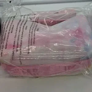 Jeffree Star Yellow And Pink Cosmetics Bag Spring 2001Star-Embellished Bag