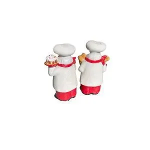 Jennifer Brinley Santa Holiday Salt And Pepper Shakers Vintage
