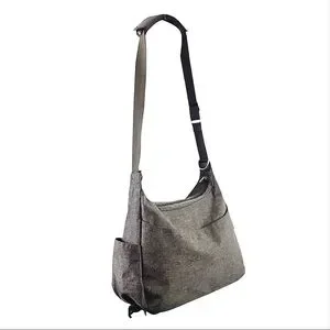 JJ Cole Gray Diaper Bag & Changing Pad