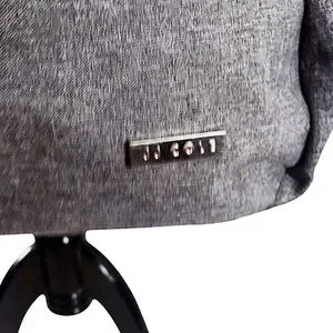 JJ Cole Gray Diaper Bag & Changing Pad