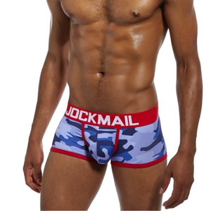 Jock Mail Set Of Men's Blue Camouflage Boxer Briefs XLL Or XL In Red Green Blue