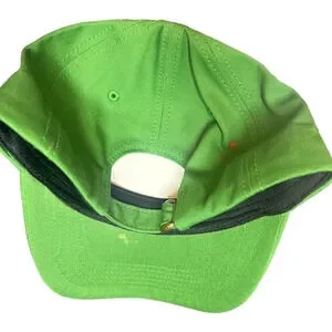 John Deere Hat Cap Low Profile Photo Adjustable Back Green