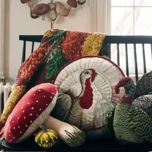 John Derian Mushroom Pillow 
