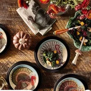 John Derian Vegetable Serving Spoon & Fork Set