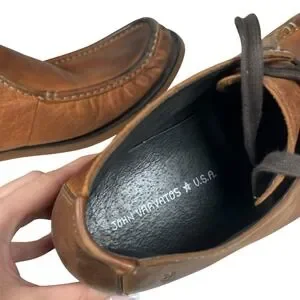 John Varvatos Chukka Boots Mens 11.5 M Brown Leather