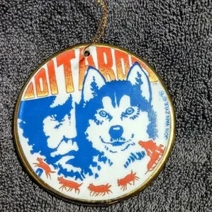Jon Van Zyle Alaskan Christmas Ornament Husky Dog Art Cabin Holiday Decor‎