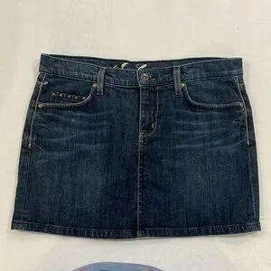 Juicy Couture Blue Mini Skirt