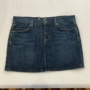 Juicy Couture Blue Mini Skirt