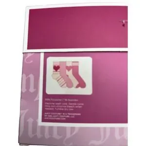 Juicy Couture Crew Socks Gift Set Of 4