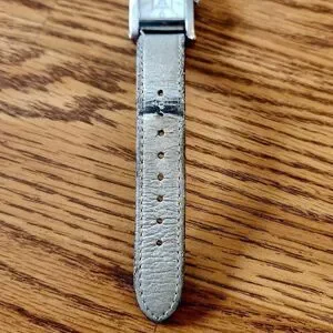 JUICY COUTURE Vintage G&P Silver And Leather Ladies Watch