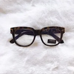 Juliette Brown Pattern Computer Blue Light Glasses