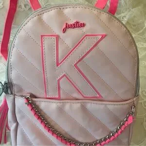 Justice Pink Dome-Shaped Bags With Tassel Details
