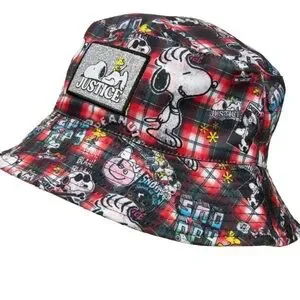 Justice Snoopy Plaid Bucket Hat Snoopy Hat For Girls Justice Hat For Girls