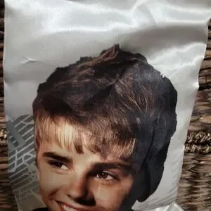 Justin Bieber Santa Stocking Official Product New With Tags Collectible Silver