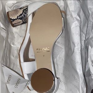 KAANAS Snake Heel Sandal