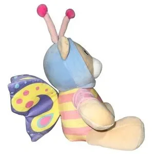 Kaisiyang Whimsical Plush Bear With Butterfly Wings 9 Inch New