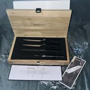 Kamikoto Steak Knives Set Of 4 New In Box With Certificate Of Authenticity