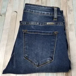 KanCan Patch Skinny Jeans