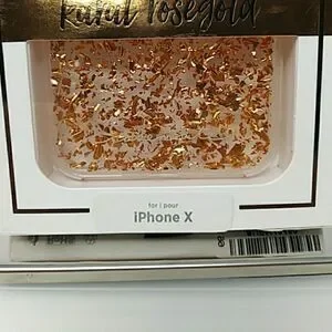 Karat rosegold IPhone X phone case (J)