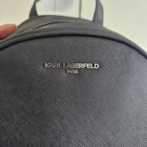 Karl Lagerfeld Paris Black Khloe Backpack