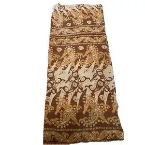 Karma Living Throw Blanket 84" X 52" Kantha Stitch Orange Brown Floral Bohemian