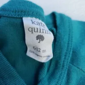 Kate Quinn One-piece Kimono Short-sleeve Bodysuit Green Baby 6-12 Months