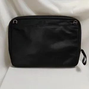 Kate Spade Black Nylon Laptop Sleeve With Strap