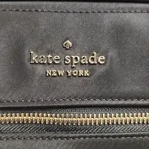 Kate Spade Black Nylon Laptop Sleeve With Strap