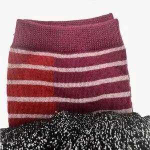 Kate Spade Crew Socks 3 Pair Black-Multi NWT