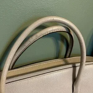 Kate Spade Grey Margaux Leather Laptop Bag