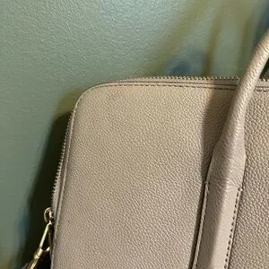 Kate Spade Grey Margaux Leather Laptop Bag