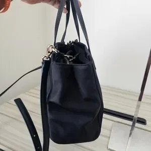 Kate Spade Loden Blake Black Nylon Satchel Crossbody Bag