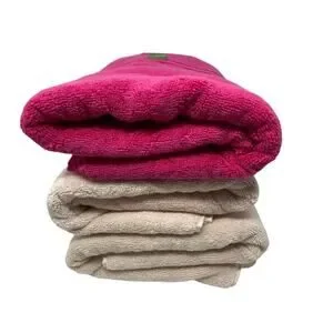 Kate Spade New York Hot Pink Fuchsia Light Pink Cotton Bath Towels Set Of Three