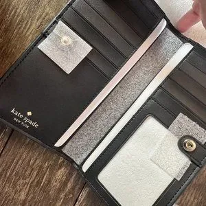 Kate Spade Schuyler Large Slim Bifold Leopard Wallet KE814 NWT $179 Leop…