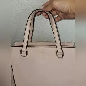 Kate Spade Small Hadlee Laurel Way Jeweled Leather Tote Warm Vellum