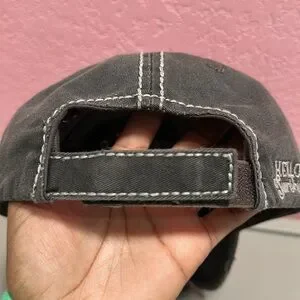 KBETHOS “HELLO SUNSHINE” Gray Vintage Distressed Hat