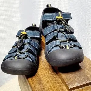 Keen Newport H2 Waterproof Sport Sandals Shoes Blue Black Kids Size‎ US 2/EU 34