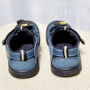 Keen Newport H2 Waterproof Sport Sandals Shoes Blue Black Kids Size‎ US 2/EU 34