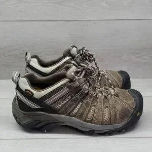 Keen Womens Outdoor Leather Hiking Boots Sneakers Shoes And 8.5