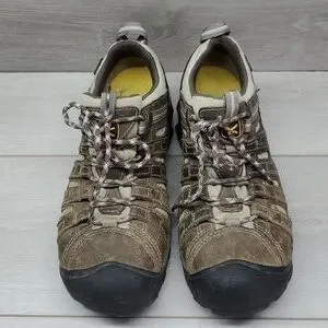 Keen Womens Outdoor Leather Hiking Boots Sneakers Shoes And 8.5