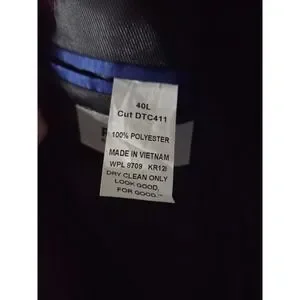 Kenneth Cole Reaction Velvet Sport Coat Blazer Burgundy Maroon 40L