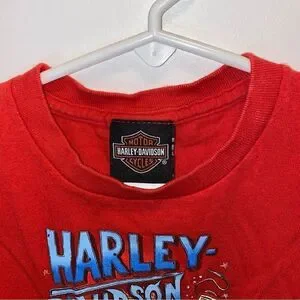 Kid’s Harley Davidson’s Double Sided Motorcycle Graphic T-Shirt